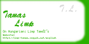 tamas limp business card